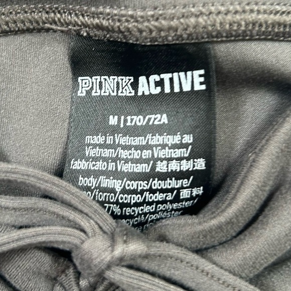 Victoria’s Secret Pink Active Gray, Athletic Pants. Size Medium - Picture 3 of 8